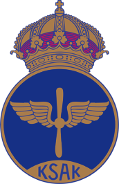 Logotyp för KSAK - Kungliga Svenska Aeroklubben